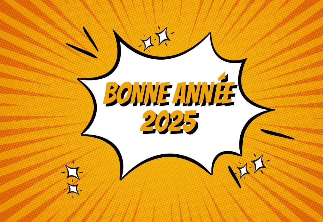 Image pour souhaiter une belle année 2025