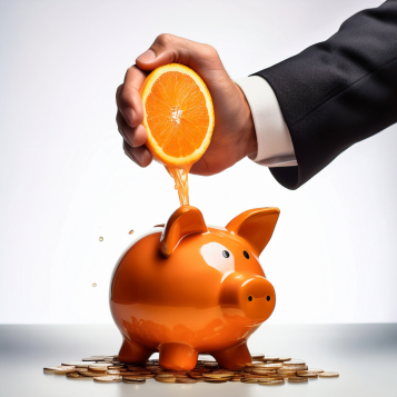 jus d'orange dans la tirelire jus d’orange dans la tirelire