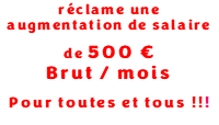 augmentation de salaire de 500 brut par mois pour toutes et tous augmentation de salaire de 500 brut par mois pour toutes et tous