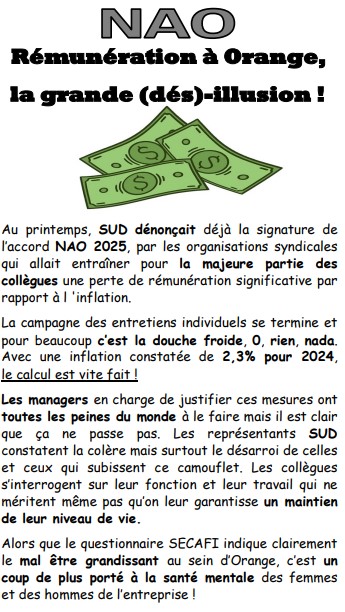 NAO la grande (dés)-illusion !