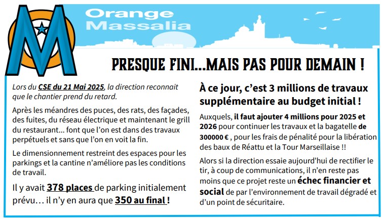 Orange Massalia point CSE DOGSE du 21 mai 2025